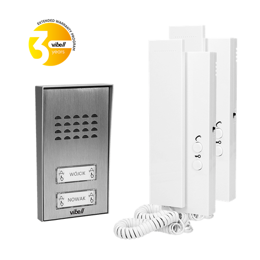 [ORNOR-DOM-SG-919] 140390- 2-wire doorphone, surface mounted, SAGITTA MULTI