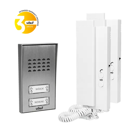 [ORNOR-DOM-SG-919] 140390- 2-wire doorphone, surface mounted, SAGITTA MULTI