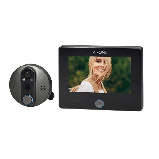 [ORNDV-3] 140393 - Electronic door spyhole 4.3" WiFi, Battery and Memory