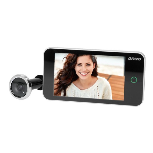 [ORNOR-WIZ-1107] 143124 - Electronic door viewer 4" silver