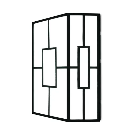 [BRYBG37-00481] 102124 - VENETO A Square Black 20W 3IN1 IP44 WALL LIGHT