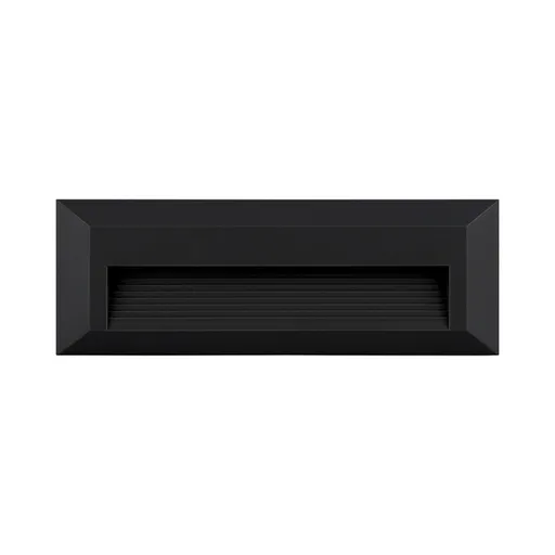 [BRYBG38-01901] 102126-VEKTA B Rectangle Black 3W 3000K IP65 WALL LIGHT