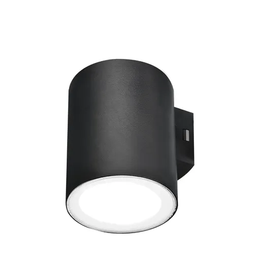[BRYBG38-02401] 102127-VEKTA D WL.1 Black 1X9W 3000K IP65 WALL LIGHT