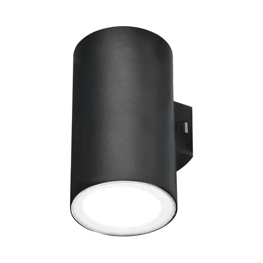 [BRYBG38-02501] 102128-VEKTA D WL.2 Black 2X9W 3000K IP65 WALL LIGHT