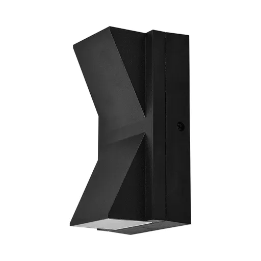 [BRYBG38-02701] 102130-VEKTA C WL.2 Black 2x6W 3000K IP65 WALL LIGHT