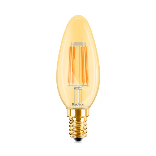 [BRYBB36-00410] 120143 - 4W E14 C35 AMBER 2200K LED BULB BRY