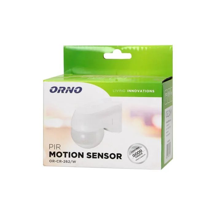 [ORNOR-CR-262/W] 140444 - Détecteur de mouvement 220°, IP44