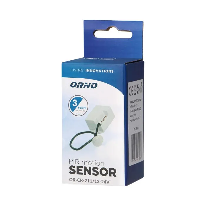 [ORNOR-CR-211/12-24V] 149132 - PIR motion sensor 360° with external probe 12V/24V