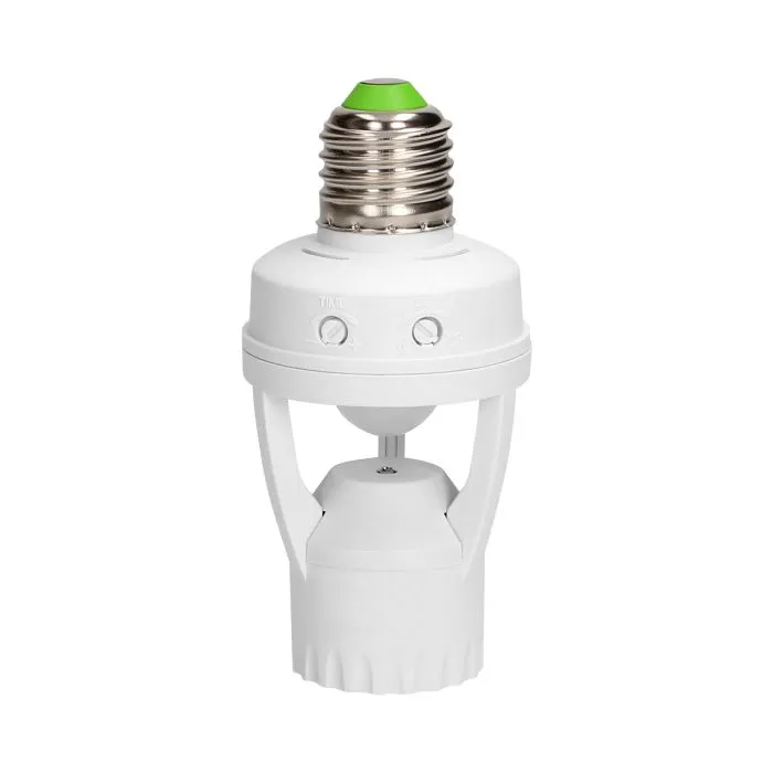 [ORNMS-2] 149892- Lamp bulb socket with PIR motion sensor, 360°, IP20, E27 holder, 1x60W