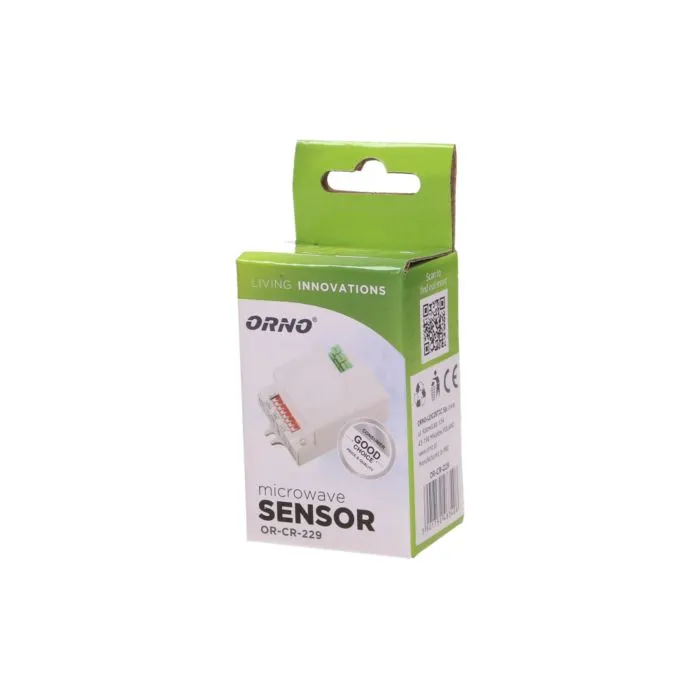 [ORNOR-CR-229] 140473 - Mini capteur micro-onde plat 360° avec interrupteur DIP