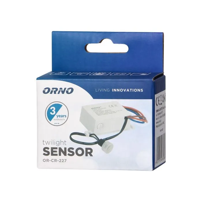 [ORNOR-CR-227] 149145 - Mini twilight sensor with external probe, IP54