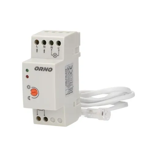 [ORNOR-CR-219] 140476 - Capteur crépusculaire DIN avec sonde externe, IP65