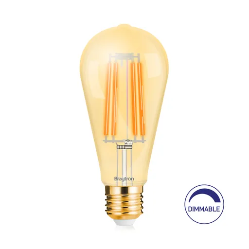 [BRYBB46-60620] 120149 - 6W E27 ST64 DIMMABLE 2200K LED BULBBRY