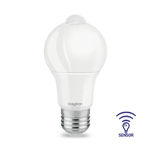 [BRYBA14-70920] 101106 - ADVANCE 9W MOTION SENSOR E27 A60 3000K LED BULB BRY