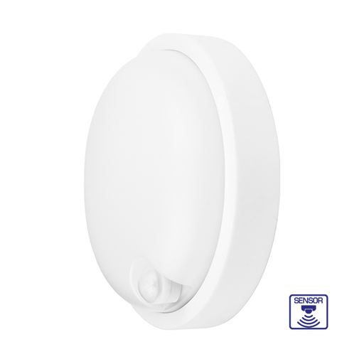 [BRYBC17-21100] 102008 - 15W ROUND WHT IP54 SENSOR 3000K LED BULK-BRY