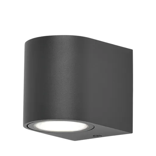 [BRYBG32-00202] 102020 - RITA P WL.1 GRY 1xGU10 IP44 WALL FIXTUREBRY