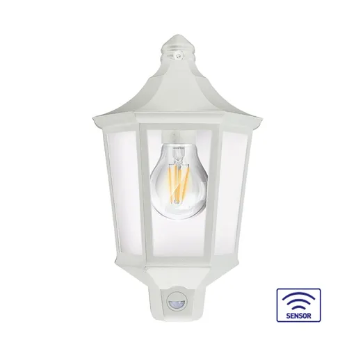[BRYBG44-20100] 101319-BRY-DUBLIN_WL.S-WHT-E27-IP44-WALL LIGHT