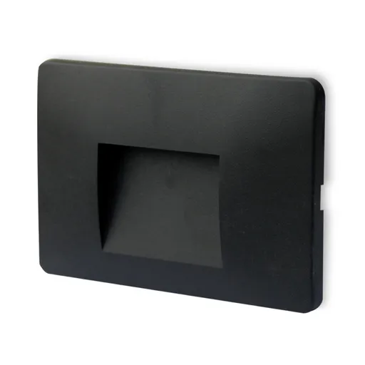 [BRYBG38-02101] 102040 - VEKTA SQUARE 3W BLACK B 3000K B IP65 WALL FIXTUREBRY