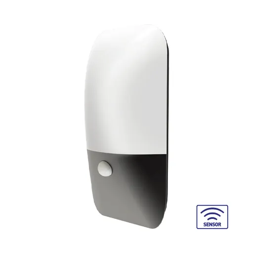 [BRYBG40-01002] 102049 - PIRUS 12W SENSOR 3000K IP54 WALL FIXTURE-BRY
