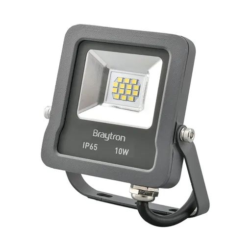[BRYBT61-01032] 101820-BRY-FLOOD-SL-10W-GRY-6500K-IP65-LED FLOODLIGHT