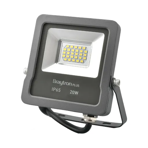 [BRYBT61-02002] 101821-BRY-FLOOD-SL-20W-GRY-3000K-IP65-LED FLOODLIGHT