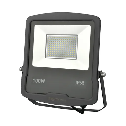[BRYBT61-09112] 101831-BRY-FLOOD-SL-100W-GRY-4000K-IP65-LED FLOODLIGHT