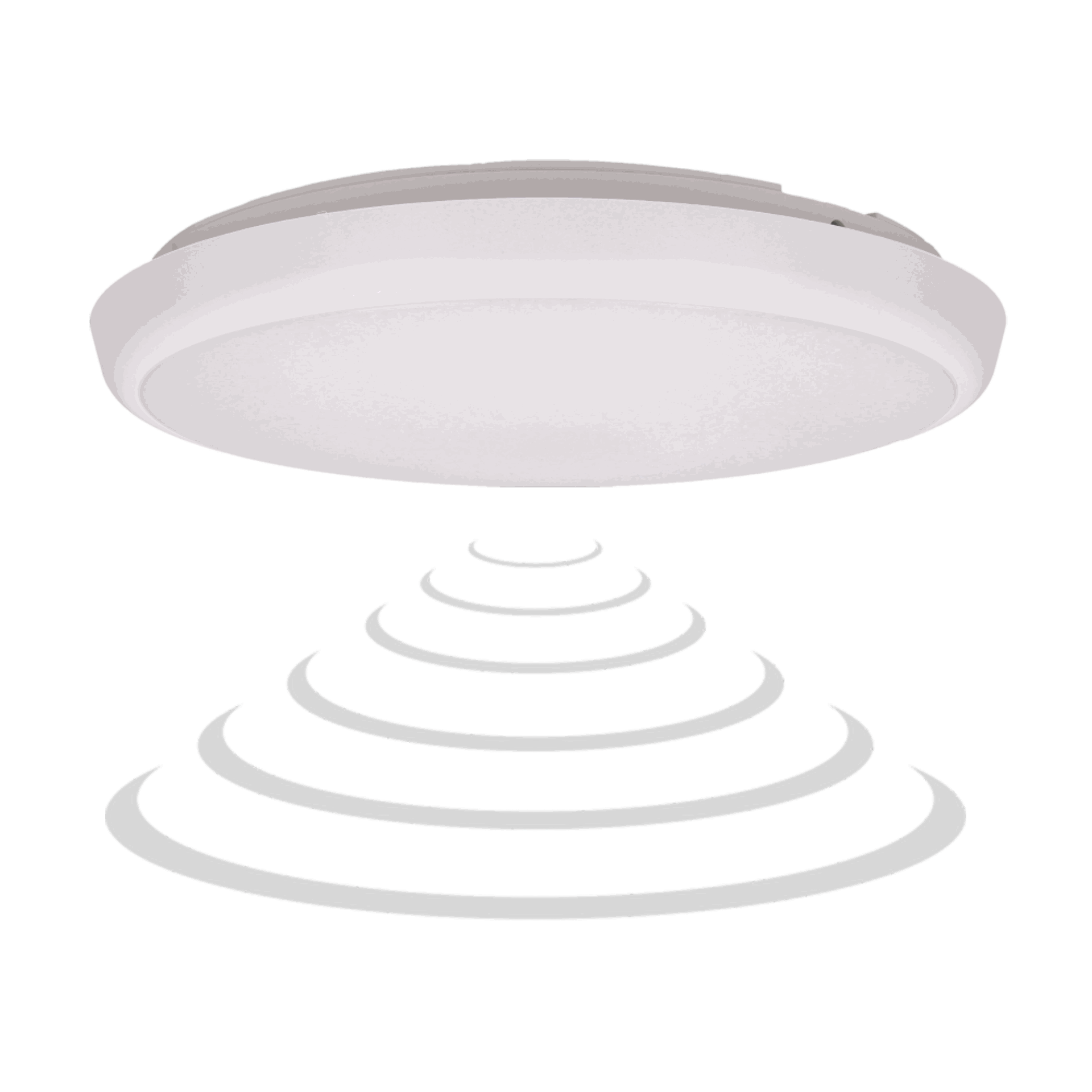 [ORNAD-PL-6091WLPMM4] 140526-CERS LED ceiling lamp with microwave motion sensor, LED 22W, 2000lm, IP65, 4000K, white milky PC, dimming function-ORN