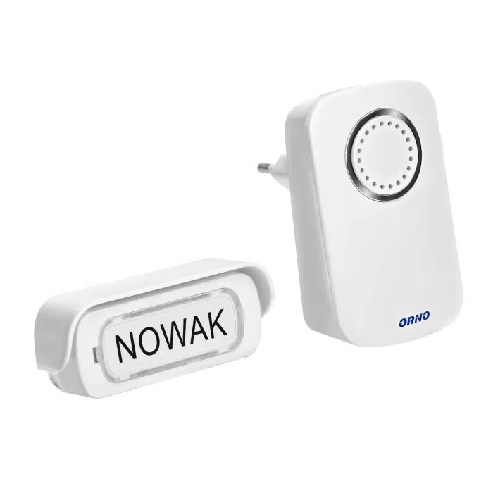[ORNOR-DB-AX-151] 143076- ERATO AC wireless doorbell, 230V with learning system 4-step volume control, 50-80 dB sound level, 32 ringtones to choose from