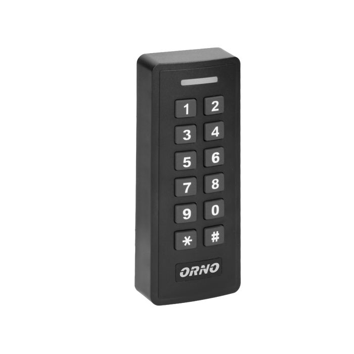 [ORNOR-ZS-820] 143130 - Code lock with tags and proximity tags reader for indoor installation, with visitor access function, anthracite, for indoor installation, combines features of a digital keypad enabling access control, and card and proximity tags reader