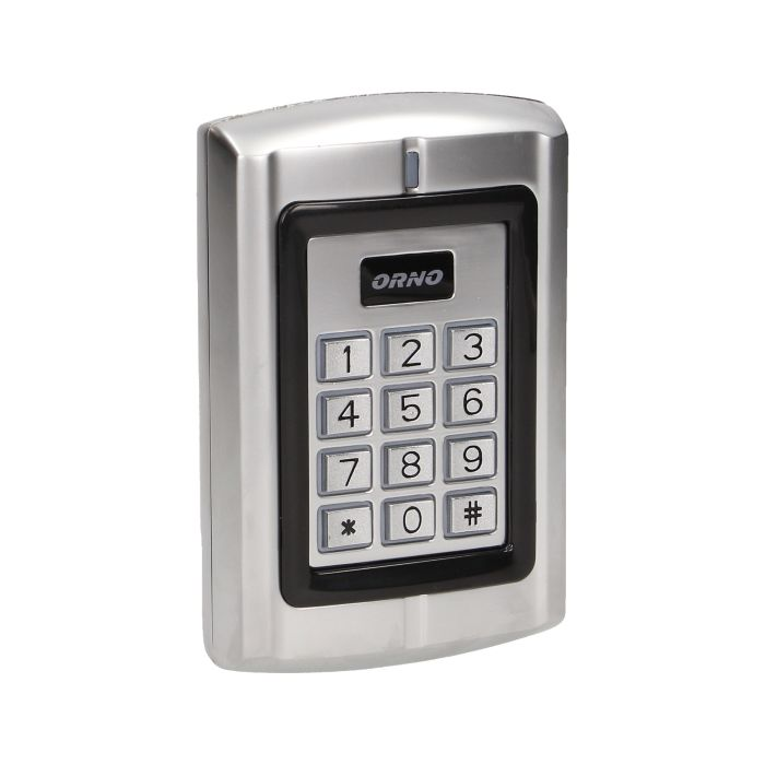 [ORNOR-ZS-802] 143131 - Code lock with card and proximity tags reader, IP44 1000 PIN’s of a user and/or cards or pendants; nominal supply: 12V/DC; power consumption:  max. 100 mA (stationary)