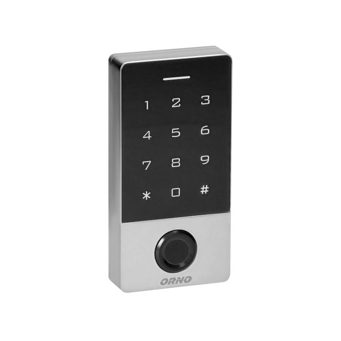 [ORNOR-ZS-827] 143135 - Code lock with touch keypad proximity tag/card reader and call button hidden under the fingerprint reader  IP68, 2 relay outputs 3A