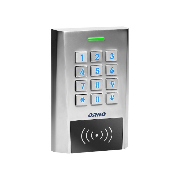 [ORNOR-ZS-817] 140610 - Code lock with card and proximity tags reader, IP66, 2-relay This modern device is compatible with electromagnetic locks and access control systems. It can also control other electric or alarm appliances, two relay outputs and a card/proximity tags reader.