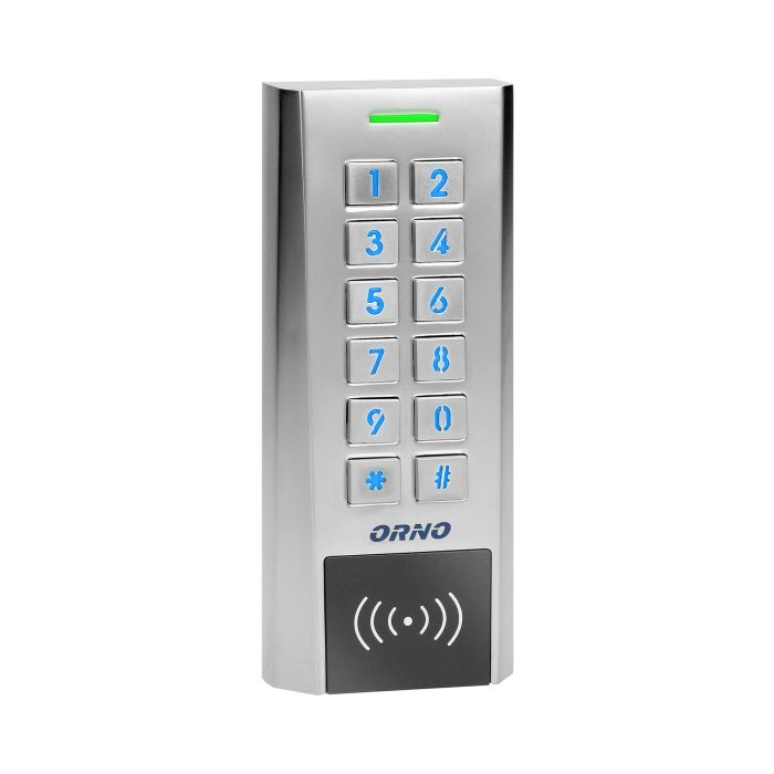 [ORNOR-ZS-818] 140611 - Code lock with card and proximity tags reader, IP66, 2-relay, narrow case it is compatible with electromagnetic locks and access control systems; it can also control other electric or alarm appliances, two relay outputs and a card/proximity tags reader