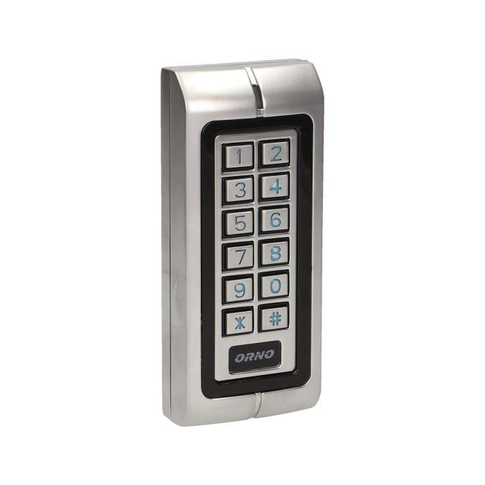 [ORNOR-ZS-804] 143136- Code lock with card and proximity tags reader, IP68 protection rating IP68; power consumption: 25 +/- 5 mA (stationary) to 60mA (with two relays)