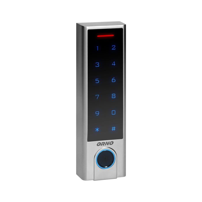 [ORNOR-ZS-825] 140614 - Code lock with card and proximity tags reader fingerprints reader and Bluetooth, SUPER SLIM, IP68, 3A relay