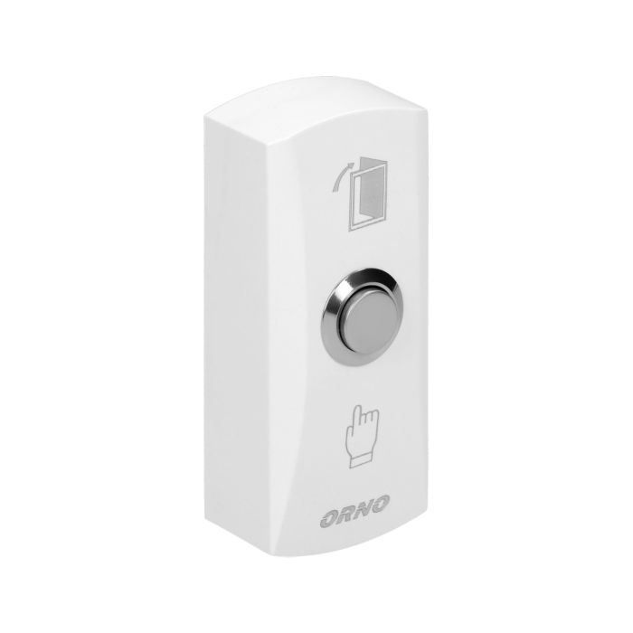 [ORNOR-ZS-819] 143145 - Door release button A compact push-button designed for access control systems. It is used to open the door equipped with an electric strike. Maximal load: 3A/36VDC. Contact: NO/COM, made of ABS.