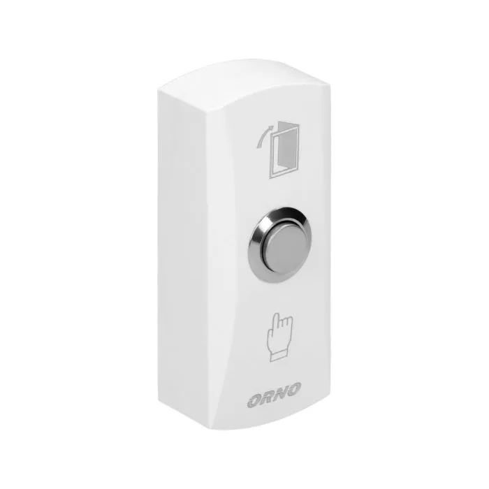 [ORNOR-ZS-819] 143145 - Door release button A compact pushbutton designed for access control systems. It is used to open the door equipped with an electric strike. Maximal load: 3A/36VDC. Contact: NO/COM, made of ABS.