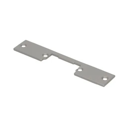 [ORNOR-EZ-02] 143173 - Faceplate straight, short, nickelcoated adapted to montage on a clinker, metal or wood pole; easy installation of electric locks