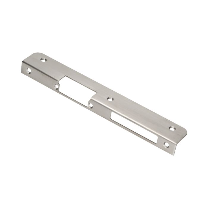 [ORNOR-EZ-4001SRL2] 143179 - Faceplate angled, left applied for mounting on clinker, metal or wood pillar, etc.; made of aluminum and zinc alloy (stainless steel)