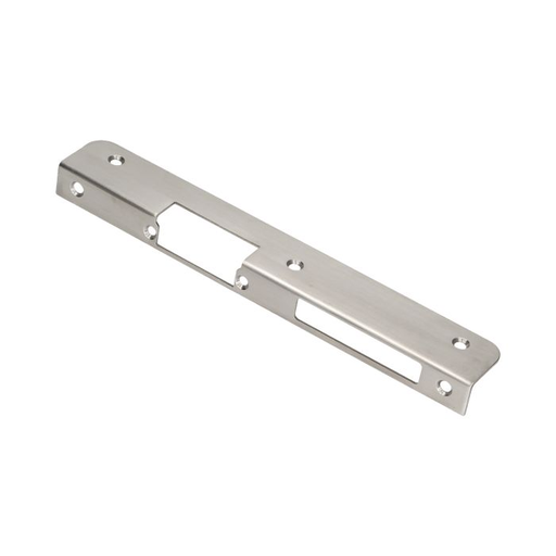 [ORNOR-EZ-4001SRL2] 143179 - Faceplate angled, left applied for mounting on clinker, metal or wood pillar, etc.; made of aluminum and zinc alloy (stainless steel)