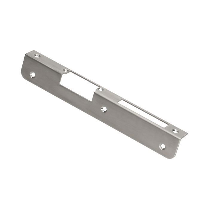 [ORNOR-EZ-4001SRP1] 143180 - Faceplate angled, right applied for mounting on clinker, metal or wood pillar, etc.; made of aluminum and zinc alloy (stainless steel)
