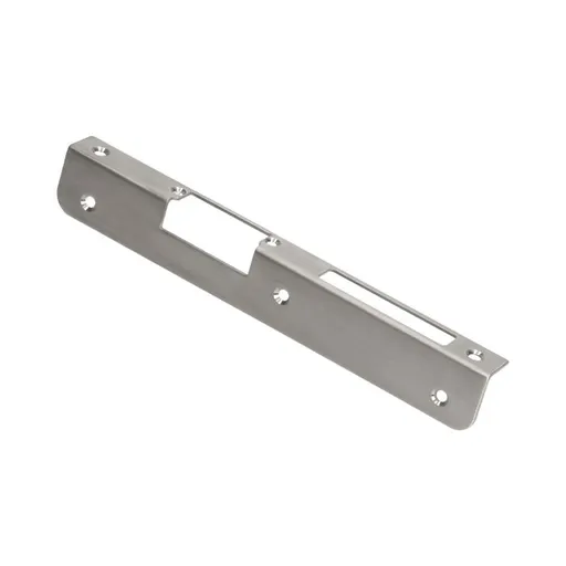 [ORNOR-EZ-4001SRP1] 143180 - Faceplate angled, right applied for mounting on clinker, metal or wood pillar, etc.; made of aluminum and zinc alloy (stainless steel)