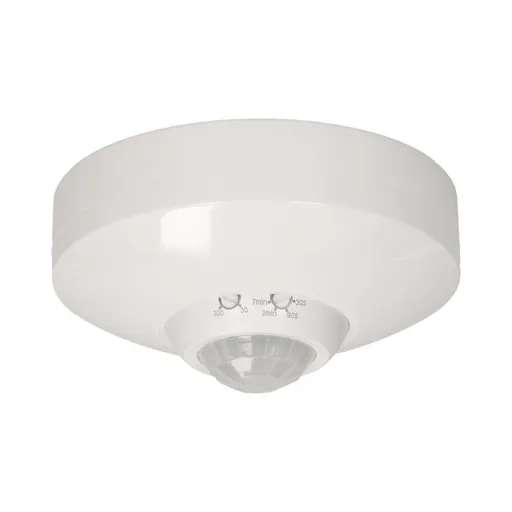 [ORNOR-CR-250] 140701 - PIR motion sensor 360° protection rating: IP 20, viewing angle: 360°, collaborates with LED lighting