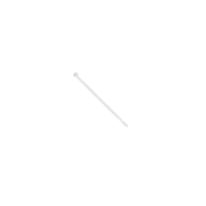 [ORNOR-AE-13199/5/20/100] 141301 - Cable tie natural color, 4.8mm wide, 200mm long, 100 pcs.