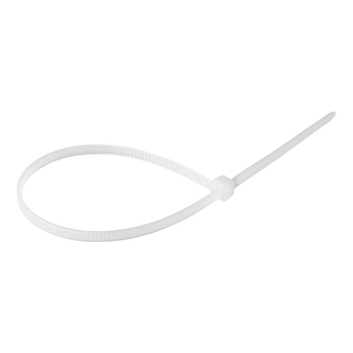 [ORNOR-AE-13199/4/20/100] 141297 - Cable tie natural color, 3.6mm wide, 200mm long, 100 pcs.
