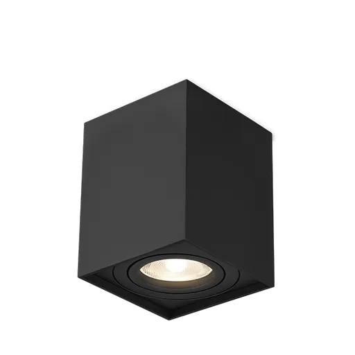 [BRYBH04-00311] 103030 - GAMA 8010 SQUARE BLACK GU10 IP20 SPOTLIGHT FIXTUREBRY