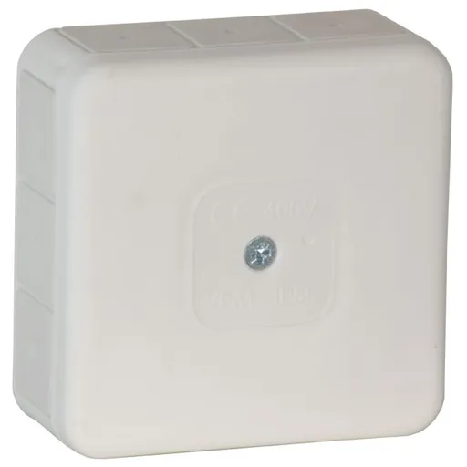 [ORNOR-JB-13807/W/60] 141268 - Surface-mounted junction box PRO IP55 400V 12 rubber cable entries 85x85x37mm white, 60 pcs.