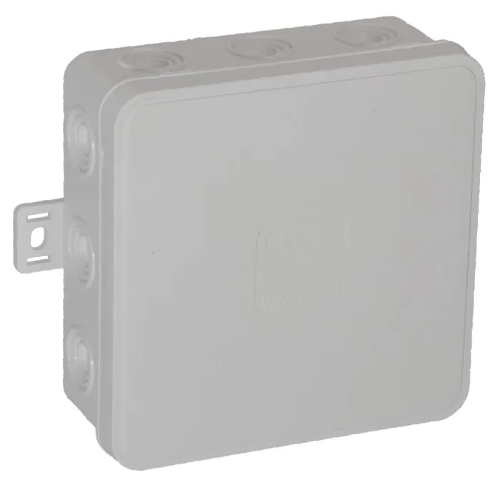 [ORNOR-JB-13804/W/32] 149711 - Surfacemounted junction box CLICK IP54 12 cable entries 100x100x41mm white, 32 pcs.