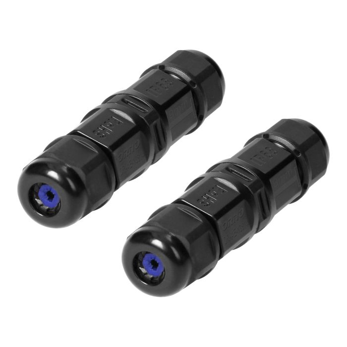 [ORNOR-AE-13614/2] 141191 - MICRO cable connector, 2 pcs straight, IP68, 2x1.0mm2, 450V/10A,