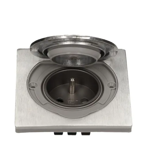 [ORNOR-AE-1397] 149457 - Hermetic, flushfitting socket current rating: 16A, voltage: 230V, socket type: 2P+E, protection rating: IP 55, rated load: max. 3680W
